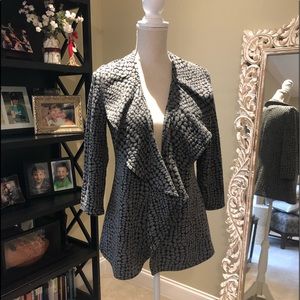 Calvin Klein Drape-Front Jacket